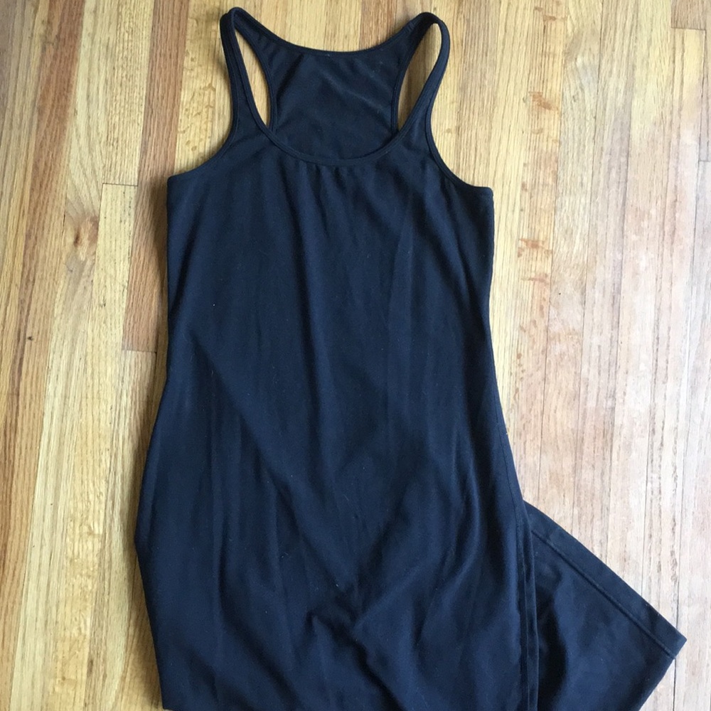 Black lululemon midi dress